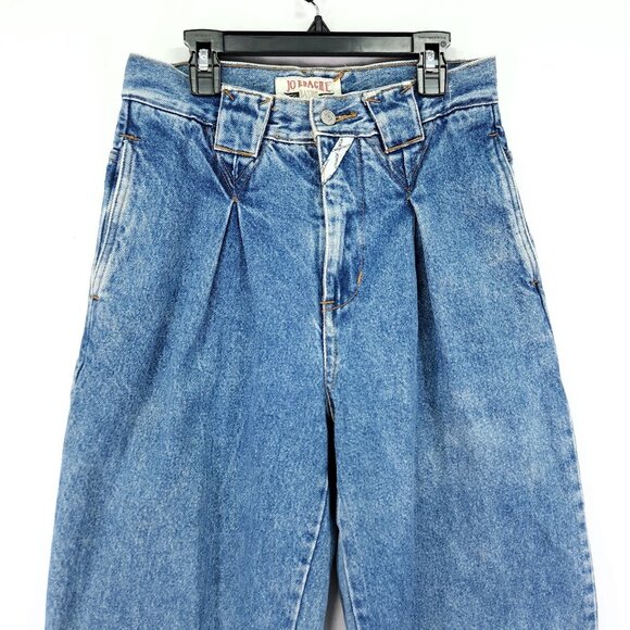 Vintage Jordache Mom Jeans Women Size 29 Pleated High Rise Tapered - Picture 11 of 14